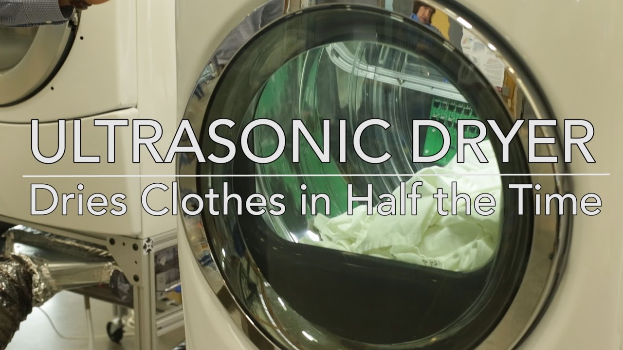 Ultrasonic Clothes Dryer Dries Clothes in Half the Time